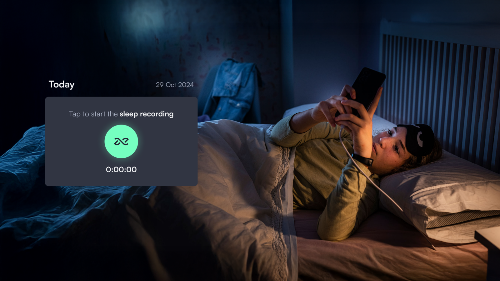 Bedtime routine as simple as tap